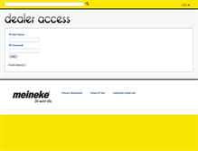 Tablet Screenshot of intranet.meineke.com